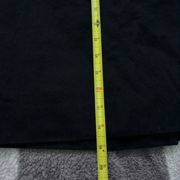 Brooks Brothers Black Pencil Skirt Velvet Waist  Size 6 - Picture 7 of 7